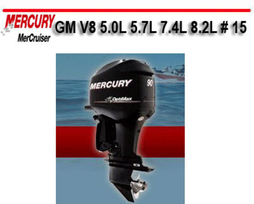 Product picture MERCURY MERCRUISER GM V8 # 15 SERVICE REPAIR MANUAL